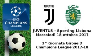 Champions League Juventus-Sporting Lisbona 2017-10-18