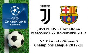 Champions League Juventus-Barcellona 2017-11-22