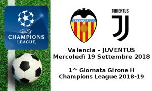 Valencia-Juventus UCL 2018-2019