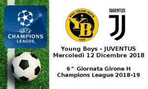 Young Boys-Juventus UCL 2018-2019