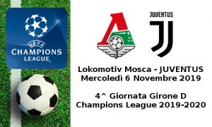 Lokomotiv Mosca-Juventus UCL 2019-2020
